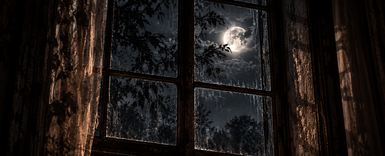 Haunted Convent at night